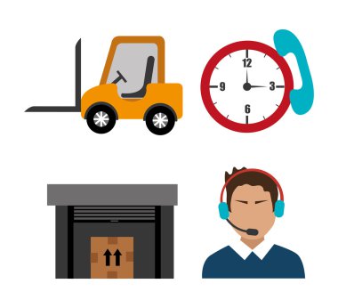 Teslim tasarım, vektör çizim.