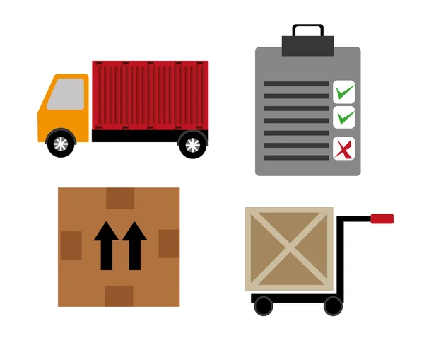 Delivery design, vector illustration. — Stock Vector