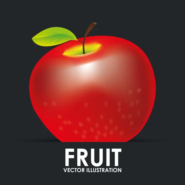 Ícone de frutas — Vetor de Stock