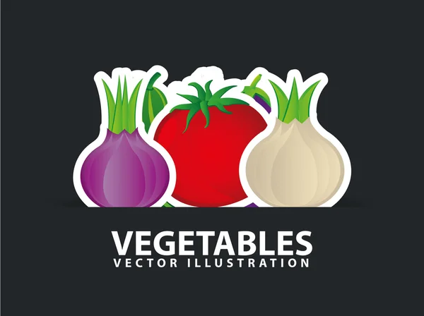 Vegetables icon — Stock Vector