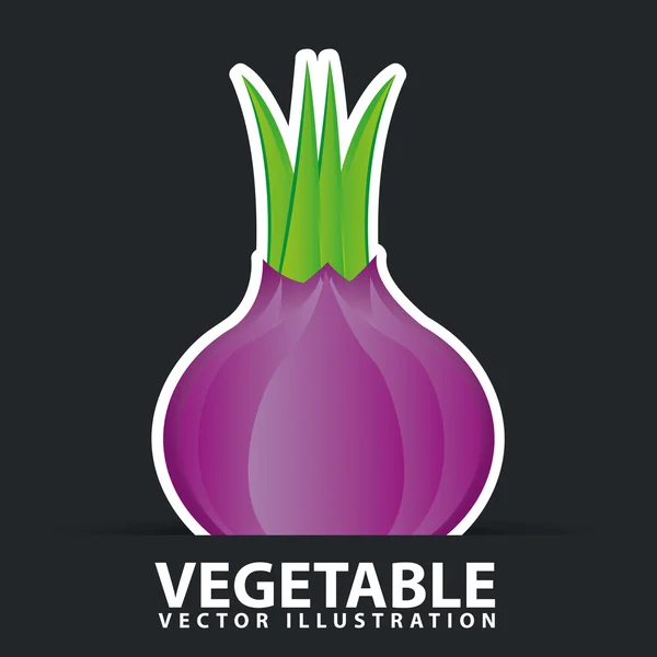 Icono de verduras — Vector de stock