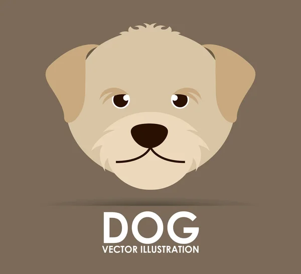 Niedliches Hundedesign — Stockvektor