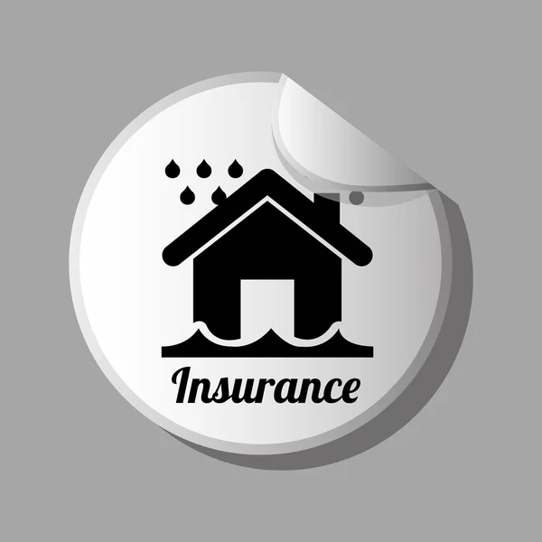 Insurance icon design — Stock Vector