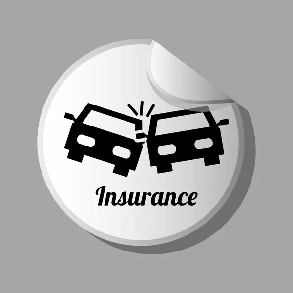 Insurance icon design — Stock Vector