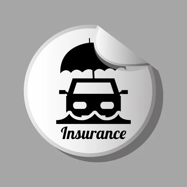 Insurance icon design — Stock Vector