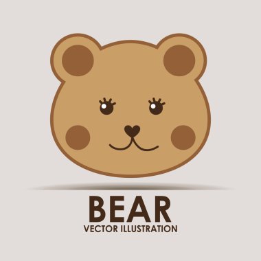 Hayvan desig, vektör çizim.