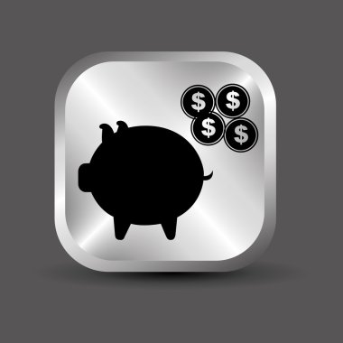 Para tasarım, vektör çizim.