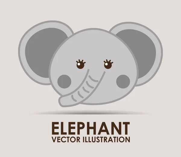 Animal desig, vector illustration. — Stock Vector