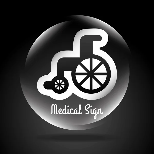 Diseño médico, ilustración vectorial . — Vector de stock