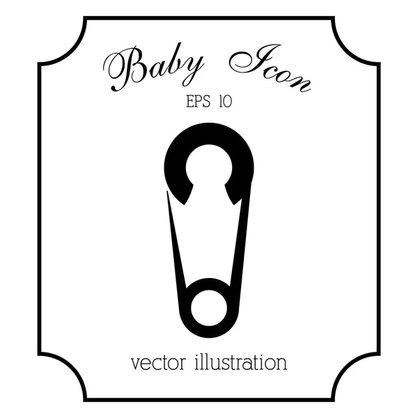 Diseño del icono del bebé — Vector de stock