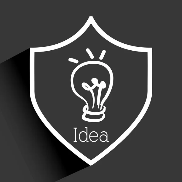 Icono de idea — Archivo Imágenes Vectoriales