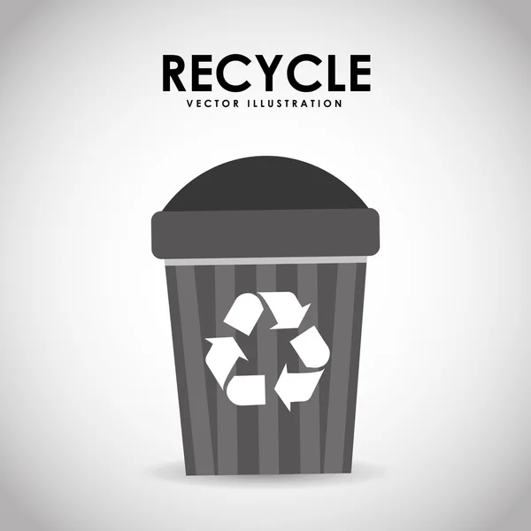 Conception d'icône de recyclage — Image vectorielle
