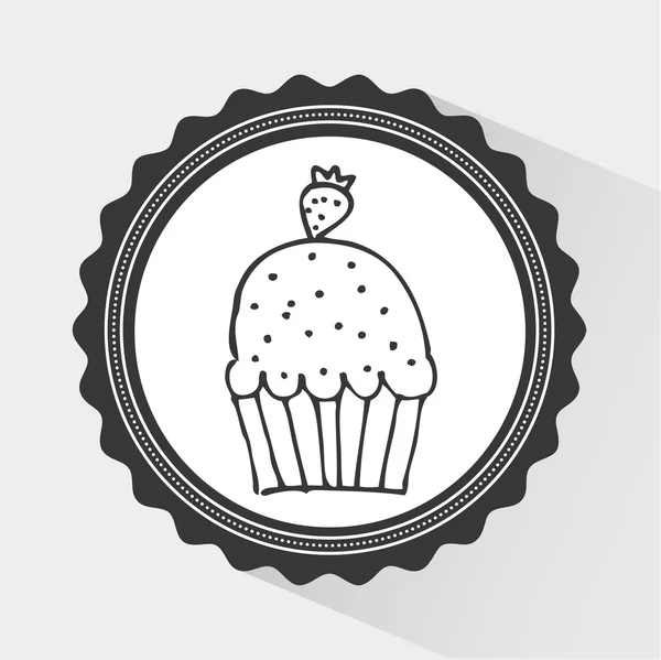 Icône de boulangerie design — Image vectorielle