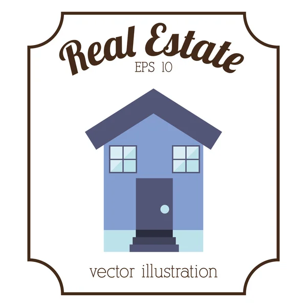 Diseño inmobiliario — Vector de stock