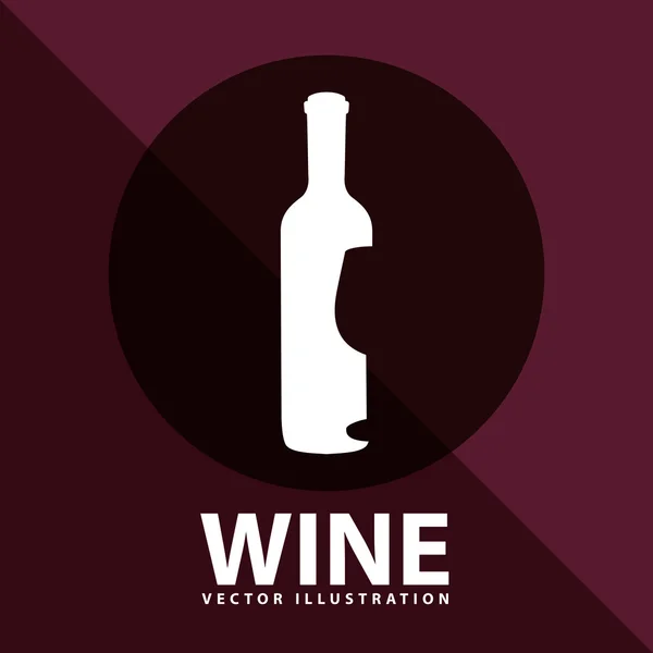 와인 아이콘 디자인 — 스톡 벡터