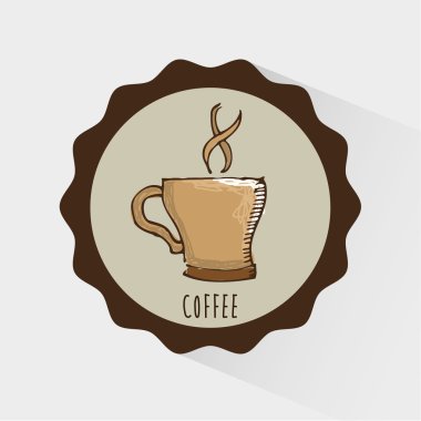 Kahve simgesi tasarımı