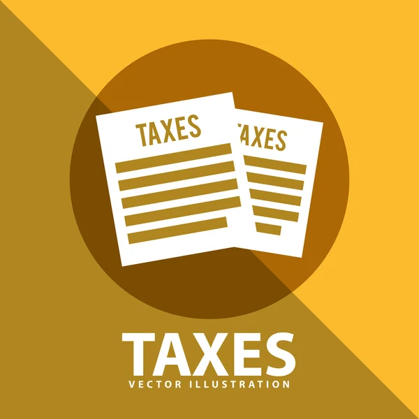 Налоговый значок — стоковый вектор