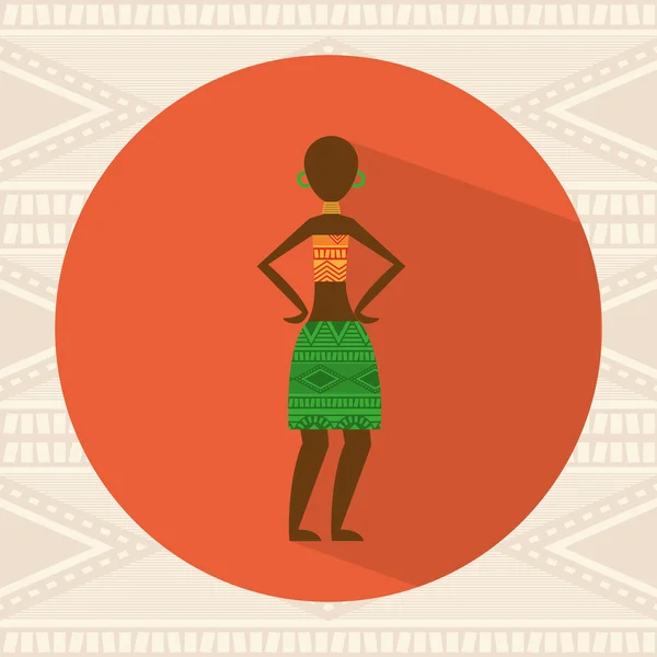 Design de cultura africana —  Vetores de Stock