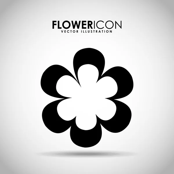 Flower icon design — Stock Vector