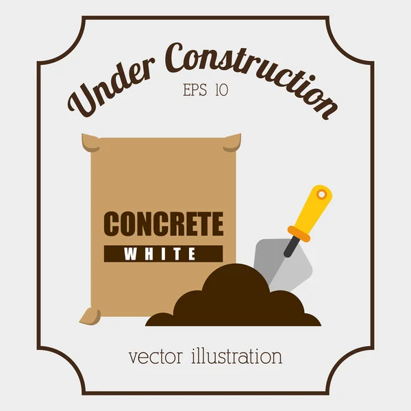 Under konstruktion och design — Stock vektor