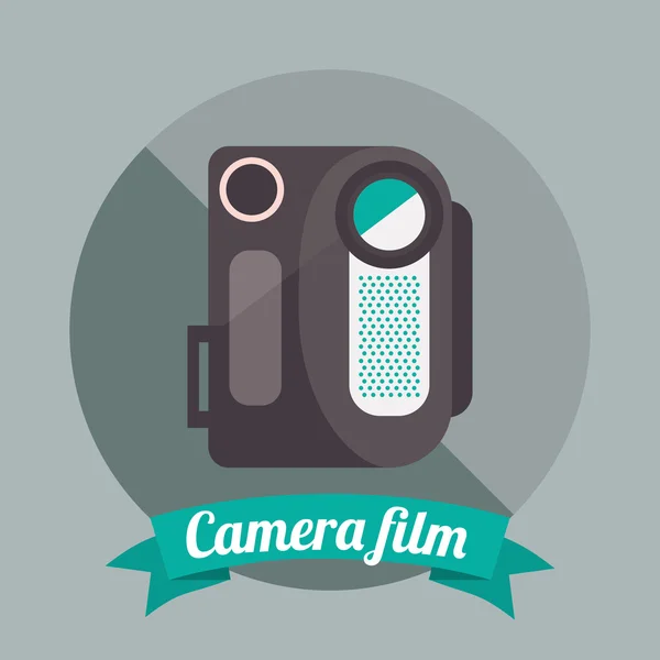 Ontwerp van de film camera — Stockvector