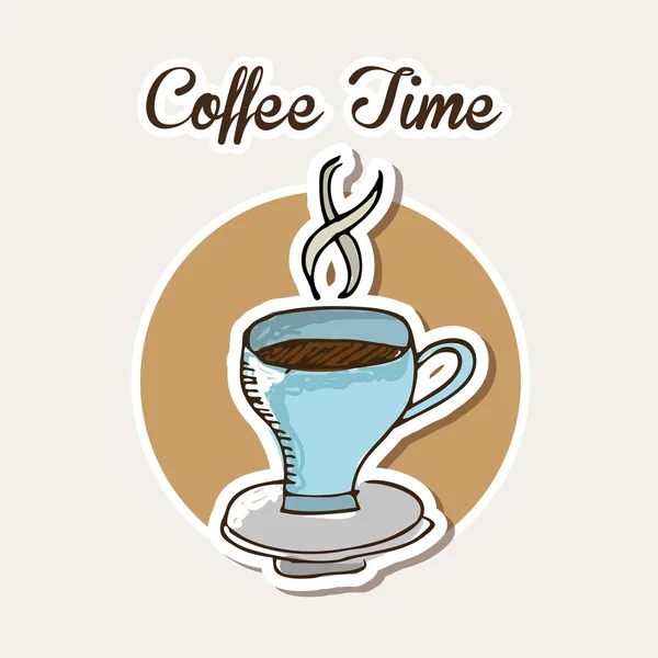 Delicioso diseño de café — Vector de stock