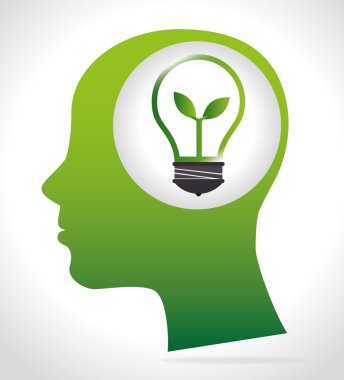 Ekoloji tasarım, vektör çizim.