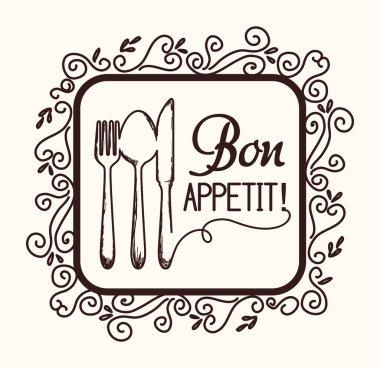 Gıda tasarım, vektör çizim.