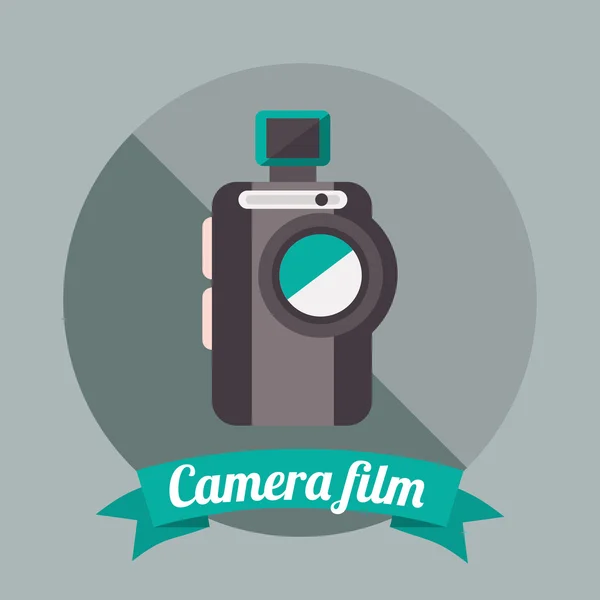 Camera film — Stock Vector