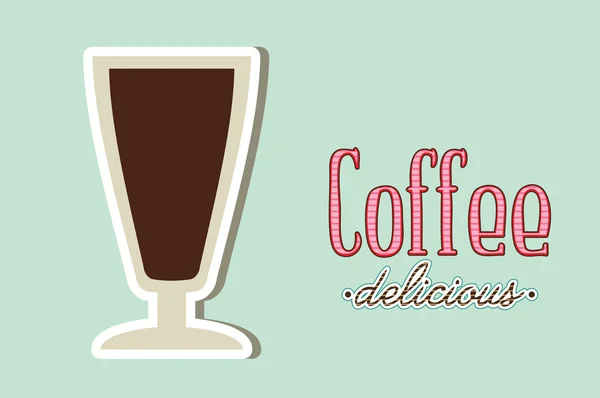 Delicioso café — Archivo Imágenes Vectoriales