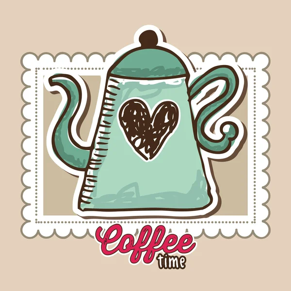 Delicioso café — Archivo Imágenes Vectoriales