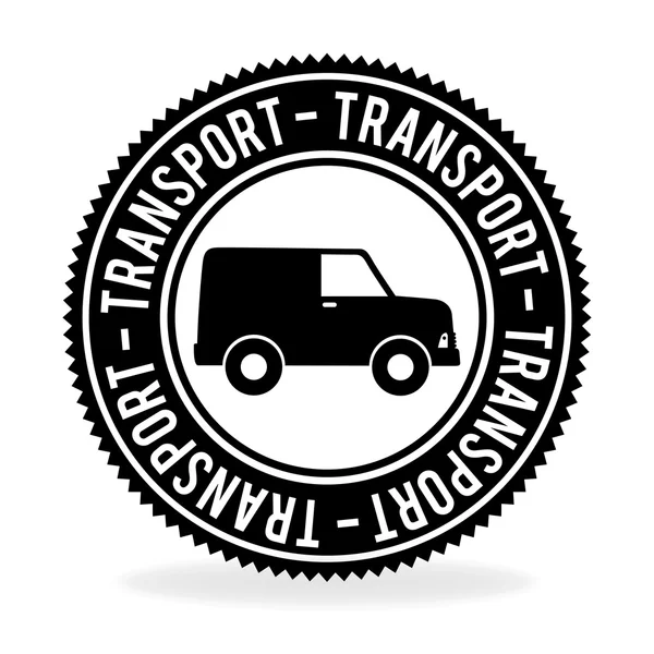 白い背景ベクトル イラスト トランスポートの設計 — ストックベクタ