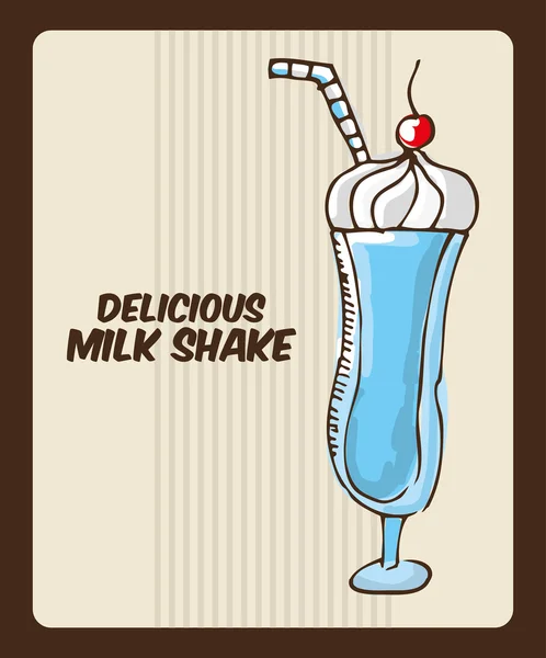 Milkshake — Stockvector