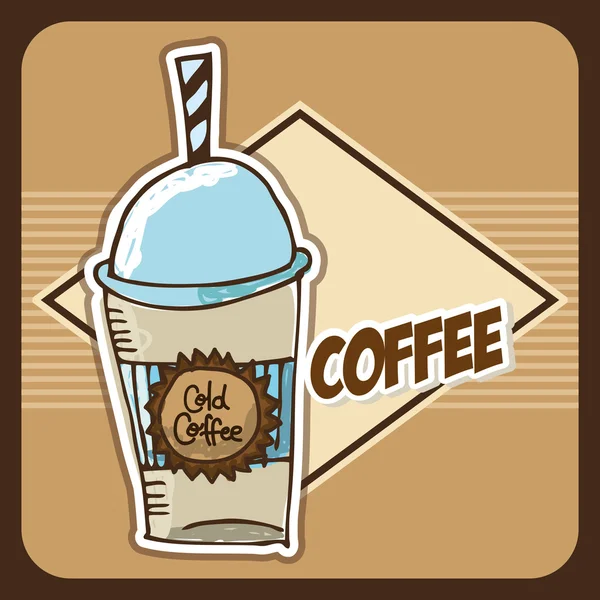 Delicioso café — Vector de stock