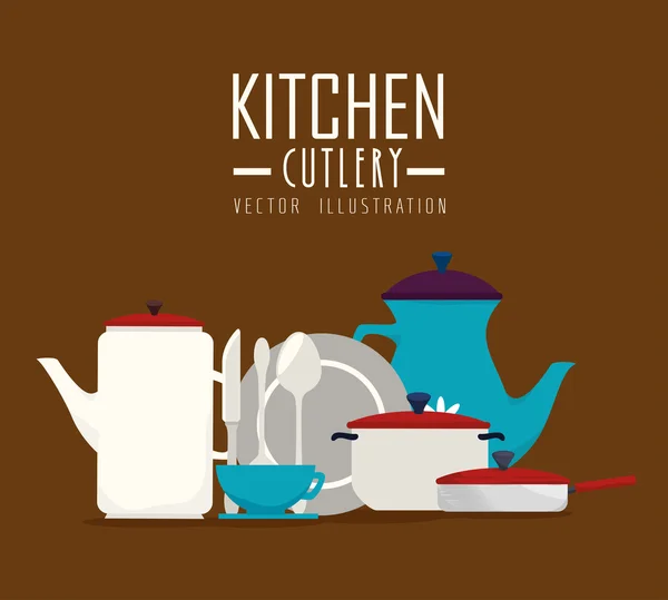 Design alimentaire, illustration vectorielle . — Image vectorielle