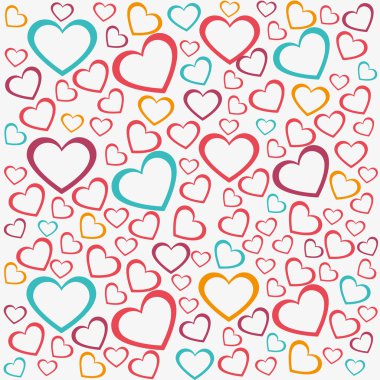 Sevgi günü, vektör çizim.