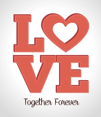 Sevgi günü, vektör çizim.