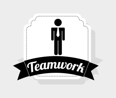 Ekip çalışması tasarım, vektör çizim.