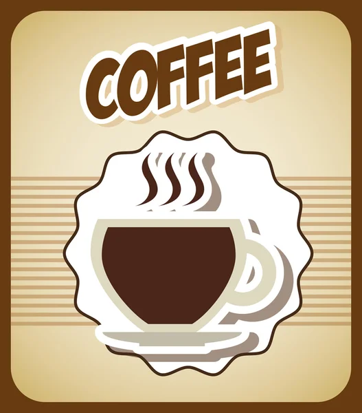 Delicioso café — Vector de stock