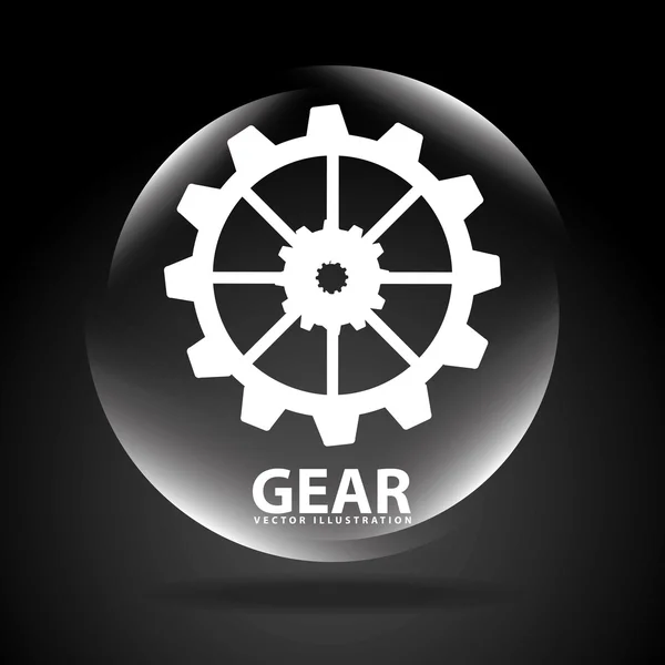 Gear icon — Stock Vector