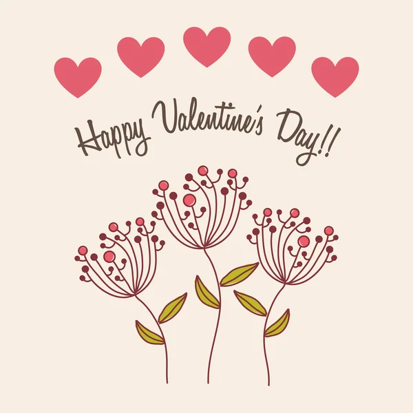 Feliz día de San Valentín — Vector de stock