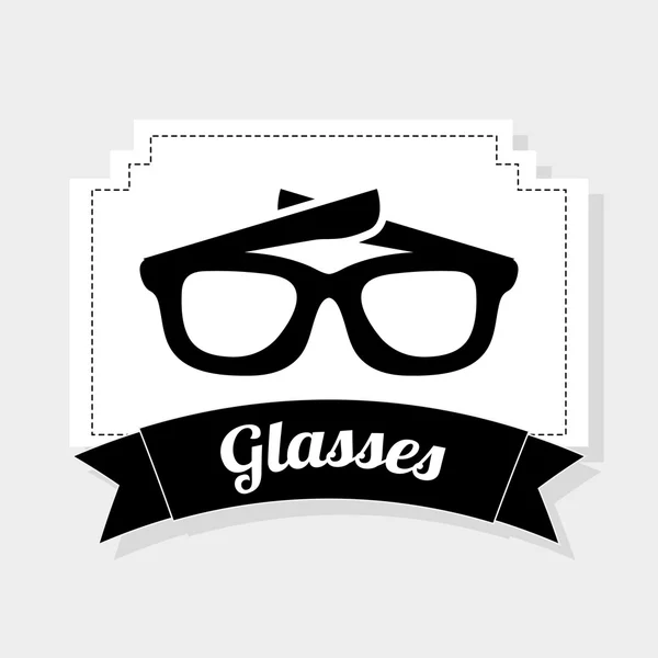 Icono de gafas — Vector de stock