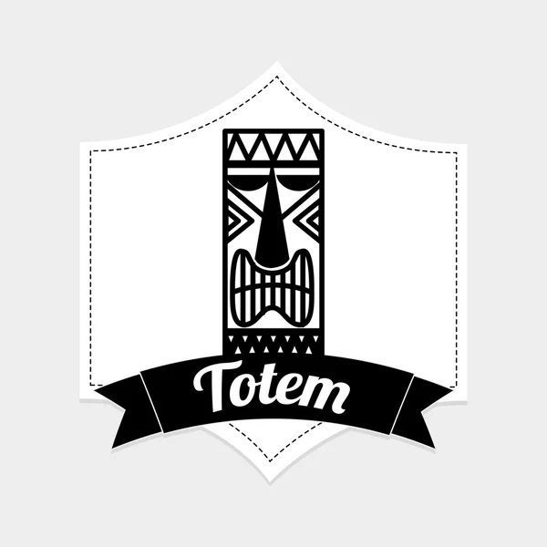 Totem de Havaí — Vetor de Stock