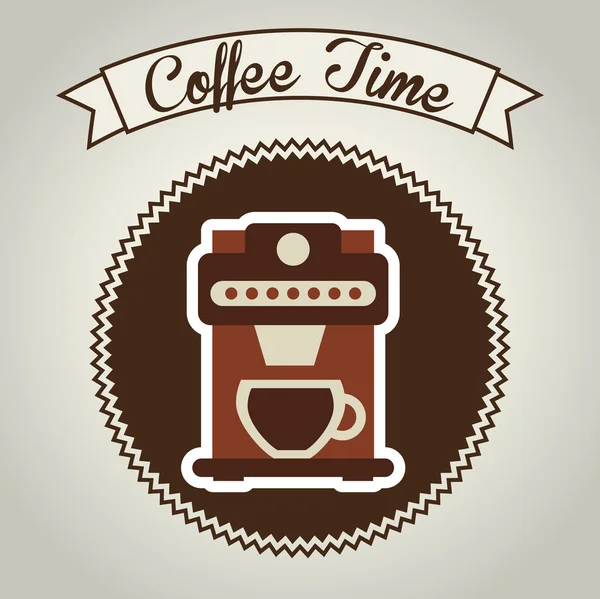 Hora del café — Vector de stock