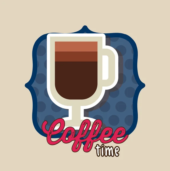 Hora del café — Vector de stock