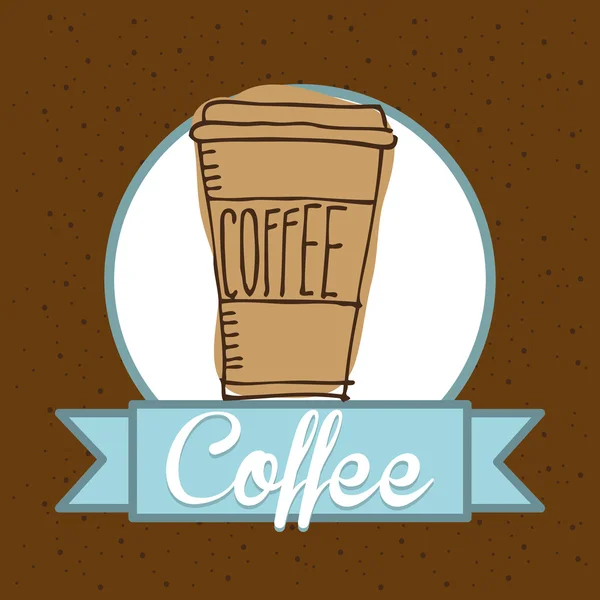 Delicioso café — Vector de stock