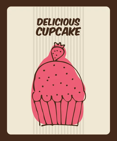 Délicieux dessert — Image vectorielle