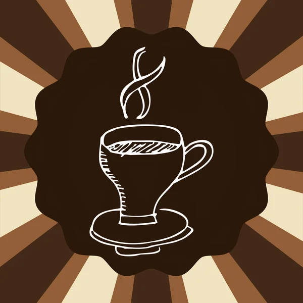 Delicioso café — Vector de stock