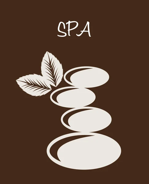 Conception de thérapie spa — Image vectorielle