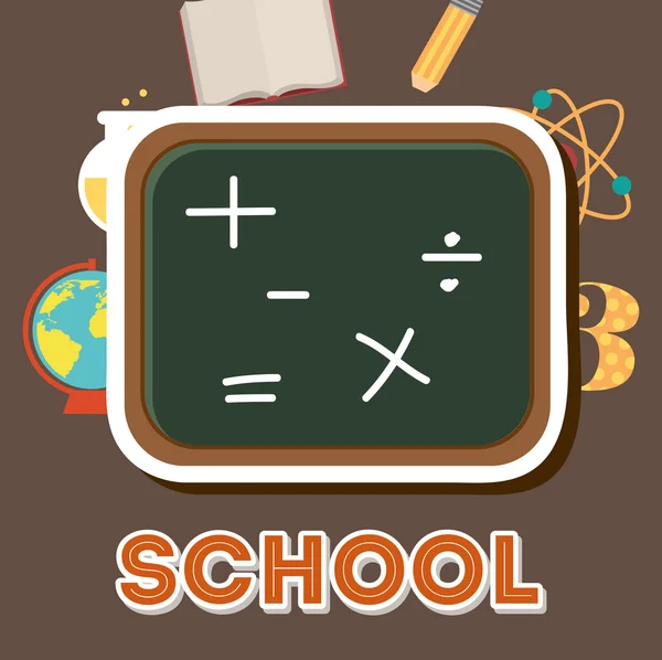 Concept scolaire — Image vectorielle